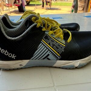 Reebok Black and Yellow Athletic Shoes